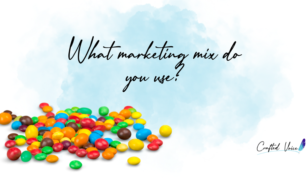 What are the 4 types of marketing mix?